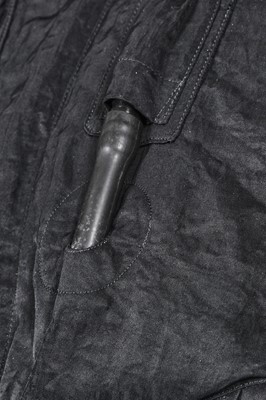 Lot 50 - A good Issey Miyake men's inflatable black nylon ensemble, Autumn-Winter 1985-86