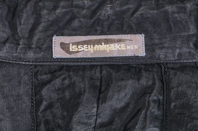 Lot 50 - A good Issey Miyake men's inflatable black nylon ensemble, Autumn-Winter 1985-86