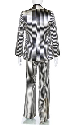 Lot 195 - A Mr Freedom men's striped satin suit, 1970s