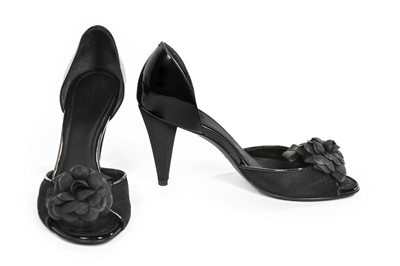 Lot 9 - Three pairs of Chanel evening shoes, modern,...