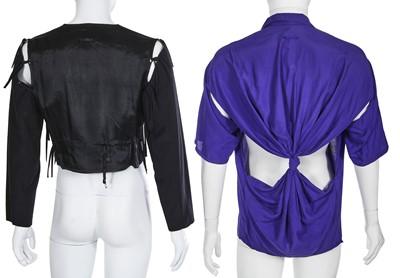 Lot 173 - Three Jean Paul Gaultier men's jackets and a shirt, 1980s-early 90s