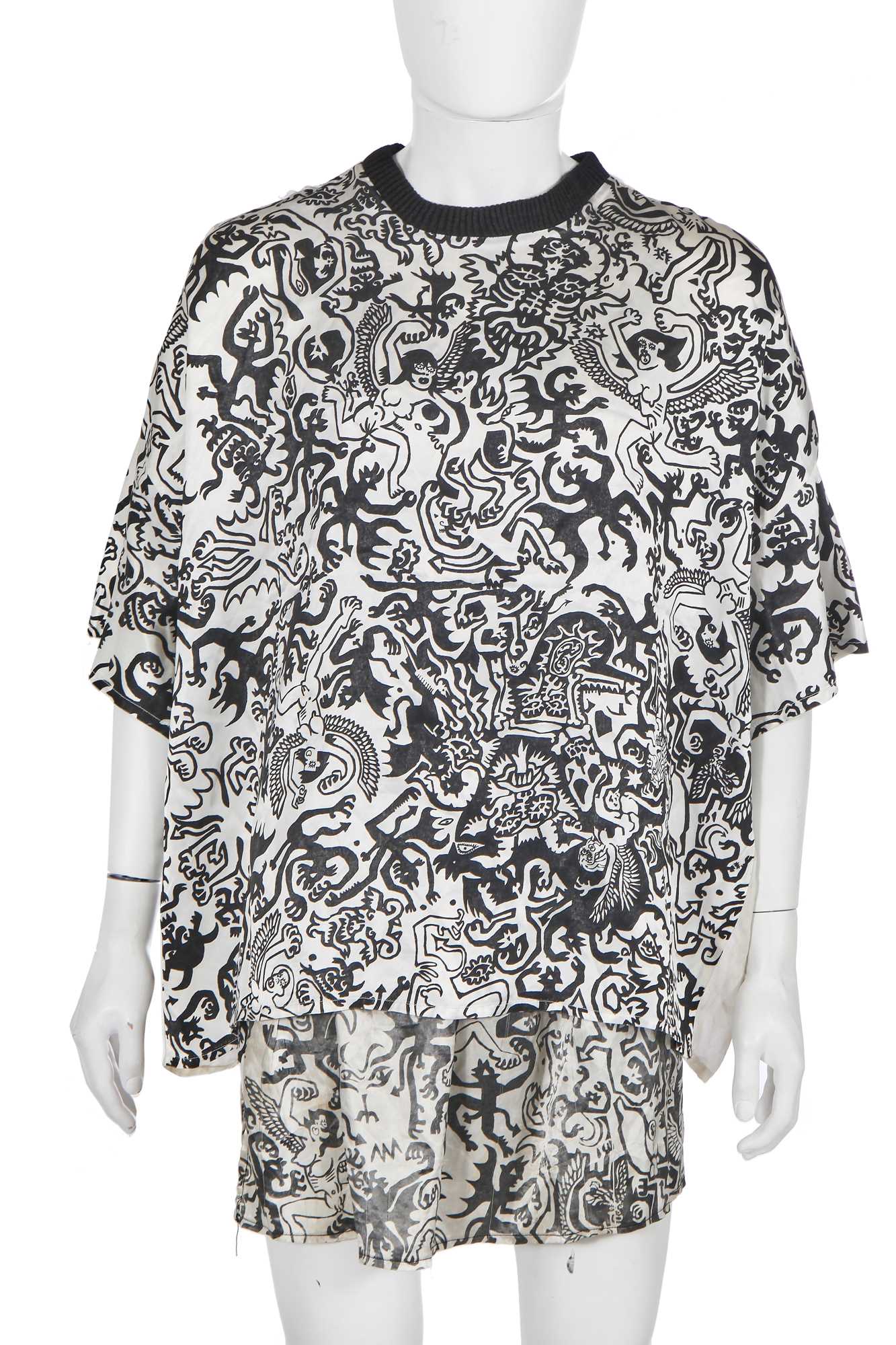 Lot 174 - A rare John Crancher devil print ensemble, circa 1988