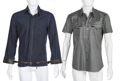 Lot 98 - A group of Jean Paul Gaultier men's tops, 1990s-2000s