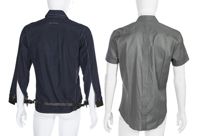 Lot 98 - A group of Jean Paul Gaultier men's tops, 1990s-2000s