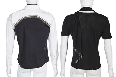 Lot 98 - A group of Jean Paul Gaultier men's tops, 1990s-2000s