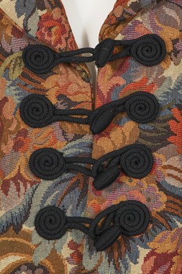 Lot 153 - A Biba 'curtain brocade' frock coat, 1969