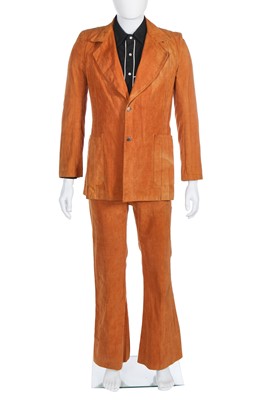 Lot 201 - A South Sea Bubble Ltd men's cotton suit, jacket and shirt, 1970s