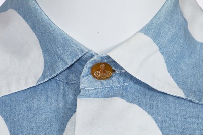 Lot 166 - A Vivienne Westwood men's printed cotton ensemble, 'Mini Crini' collection, Spring-Summer 1986