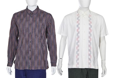 Lot 57 - A group of Issey Miyake men's suits, shirts and accessories, 2000s