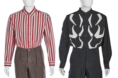 Lot 59 - A group of Issey Miyake men's suits, shirts and accessories, 2000s