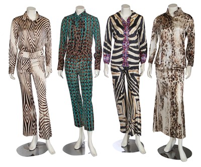 Lot 82 - Four Roberto Cavalli silk ensembles, circa 2005-2007