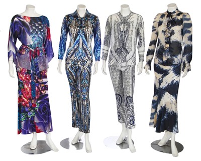 Lot 44 - Five Roberto Cavalli ensembles, mainly silk, circa 2010-2015