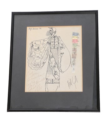 Lot 53 - A matching Bill Gibb sketch for the pastel...