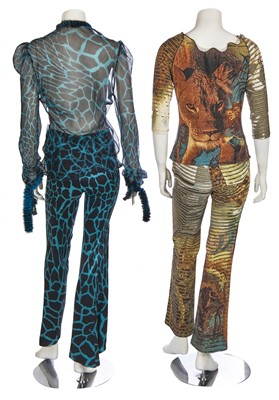 Lot 88 - A group of Roberto Cavalli animal print separates, circa 2000-2005