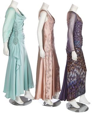 Lot 90 - Two evening gowns, probably Jenny Packham, 2010s