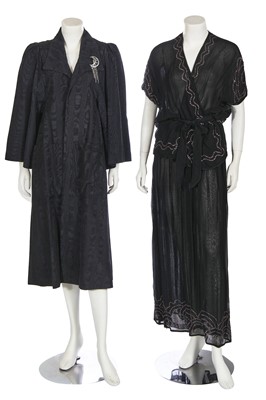 Lot 432 - A group of black evening garments, 1970s