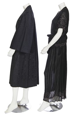 Lot 432 - A group of black evening garments, 1970s
