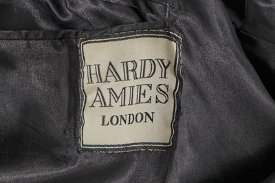 Lot 121 - A Hardy Amies men's grey alpaca and fox fur coat, 1990s-2000s