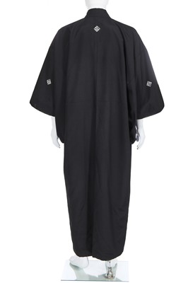 Lot 130 - Three black Japanese Kimonos, 1990s-2000s