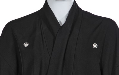 Lot 130 - Three black Japanese Kimonos, 1990s-2000s