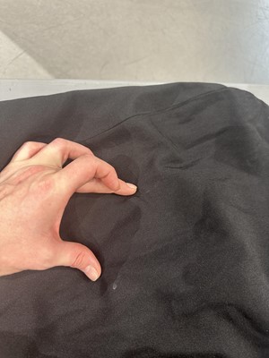 Lot 52 - A good Comme des Garçons men's black polyester jacket, Spring-Summer 2020