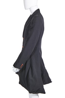 Lot 52 - A good Comme des Garçons men's black polyester jacket, Spring-Summer 2020