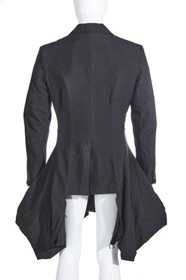 Lot 52 - A good Comme des Garçons men's black polyester jacket, Spring-Summer 2020
