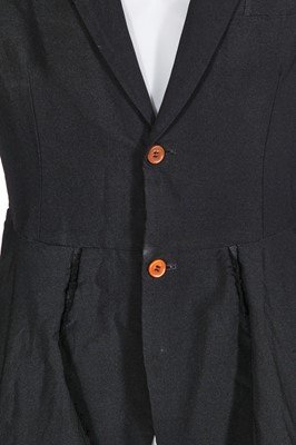 Lot 52 - A good Comme des Garçons men's black polyester jacket, Spring-Summer 2020