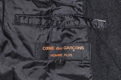 Lot 52 - A good Comme des Garçons men's black polyester jacket, Spring-Summer 2020