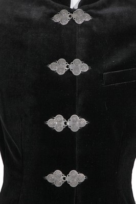 Lot 125 - A fine Hardy Amies men's velvet ensemble, 1990s-2000s