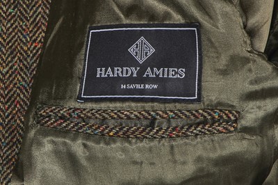 Lot 128 - A Hardy Amies speckled brown and grey wool ensemble, 1990s-2000s