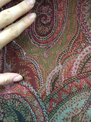 Lot 526 - Three wool shawls, European, 1840s-60s
