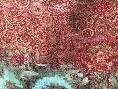 Lot 526 - Three wool shawls, European, 1840s-60s
