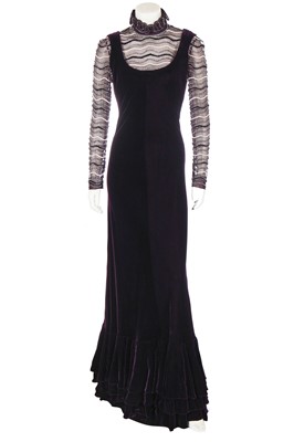 Lot 439 - A Christian Dior London evening ensemble, 1969-70