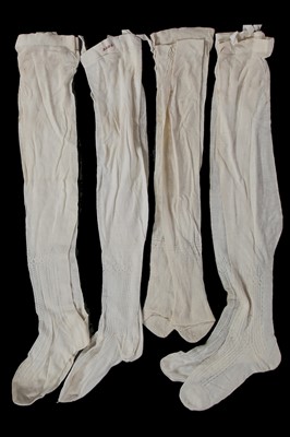 Lot 487 - A Madame E Yost white cotton organdie lawn dress, circa 1910