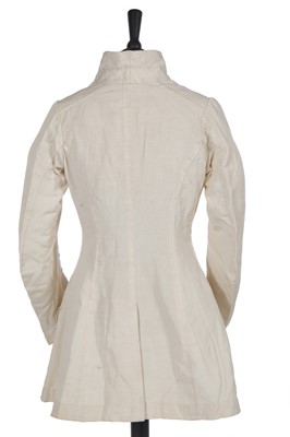 Lot 487 - A Madame E Yost white cotton organdie lawn dress, circa 1910