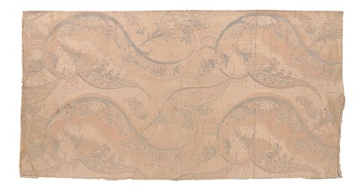 Lot 433 - A group of early 18th century Bizarre brocades...