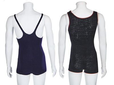 Lot 220 - Five men's swimming costumes, 1920s-30s