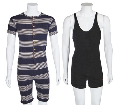 Lot 220 - Five men's swimming costumes, 1920s-30s