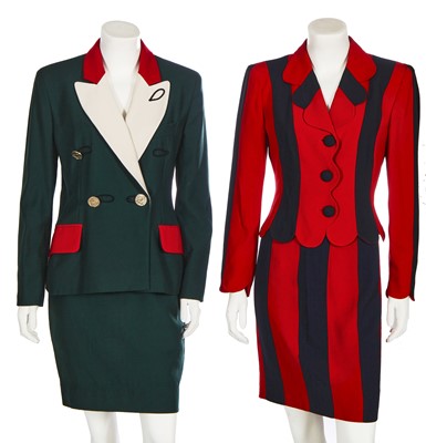 Lot 179 - Two Moschino suits, 1990s