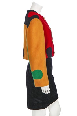Lot 181 - A Moschino multicoloured wool jacket, 1990s