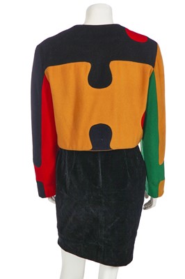 Lot 181 - A Moschino multicoloured wool jacket, 1990s