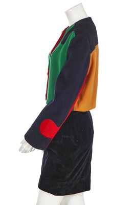 Lot 181 - A Moschino multicoloured wool jacket, 1990s