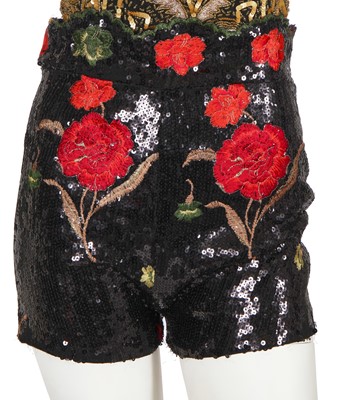 Lot 333 - Shingai of 'The Noisettes' stage-worn Amechi sequinned ensemble, circa 2009