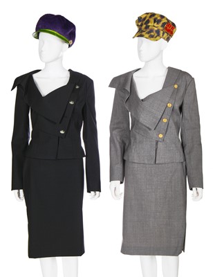 Lot 252 - Two Vivienne Westwood wool suits, commercial collection, Spring-Summer 2011