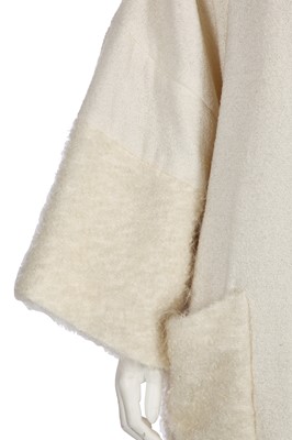 Lot 200 - A Christian Dior by John Galliano ivory bouclé wool coat, circa 1999