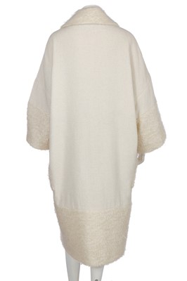 Lot 200 - A Christian Dior by John Galliano ivory bouclé wool coat, circa 1999