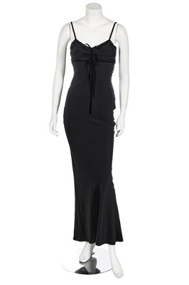 Lot 268 - A Christian Dior by John Galliano black silk crêpe dress, pre-collection 2006