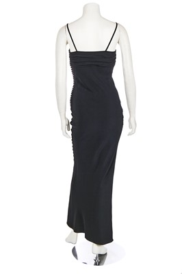 Lot 268 - A Christian Dior by John Galliano black silk crêpe dress, pre-collection 2006