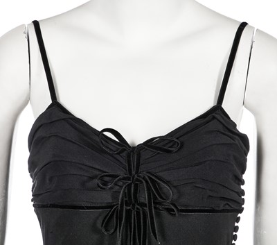 Lot 268 - A Christian Dior by John Galliano black silk crêpe dress, pre-collection 2006